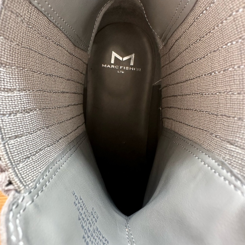 Marc Fisher Suede Leather Hadria Boots - Picture 8 of 9